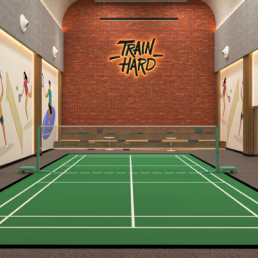 BADMINTON COURT